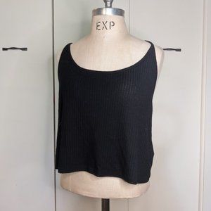 TopShop tank top, black,